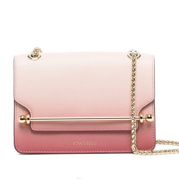 Strathberry Mini East/West Leather Shoulder Bag - Picture 4 of 12